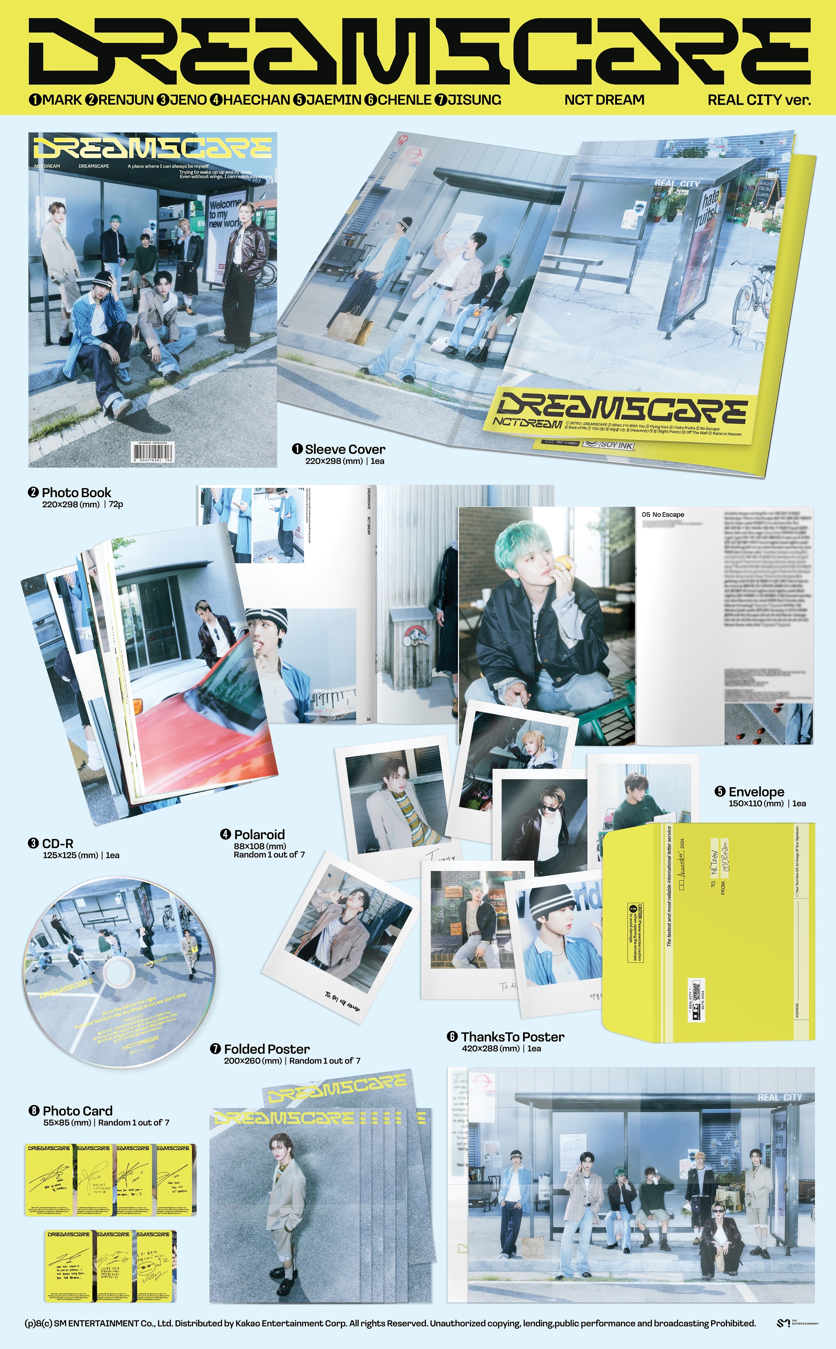 NCT DREAM 4th Album "DREAMSCAPE" (Real City Ver.)