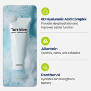 Torriden DIVE-IN Low Molecular Hyaluronic Acid Cleansing Foam [150ml]