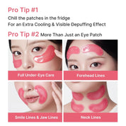 medicube PDRN Pink Collagen Jelly Eye Mask [6 Pairs]