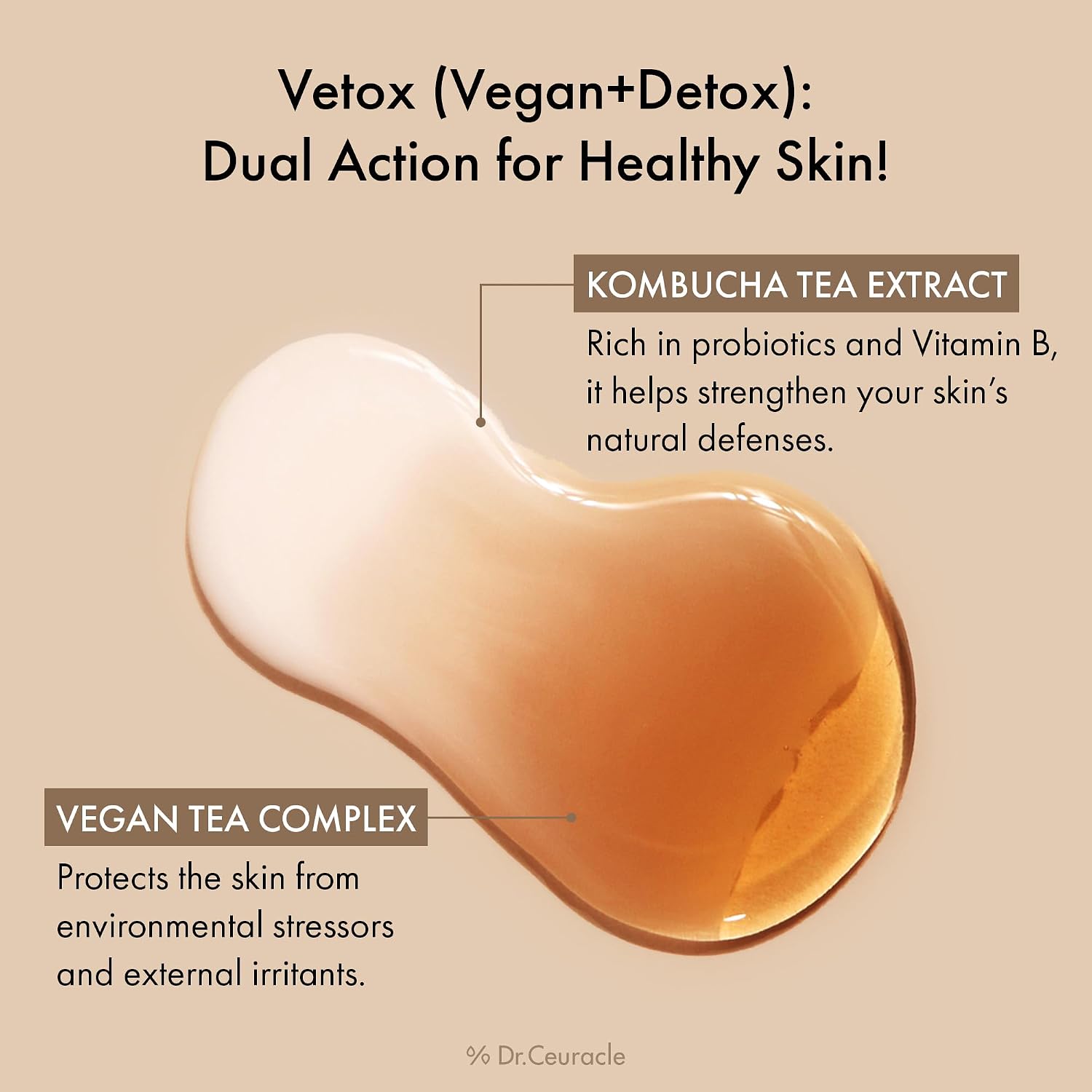 Dr.Ceuracle Vegan Kombucha Tea Essence [150ml]