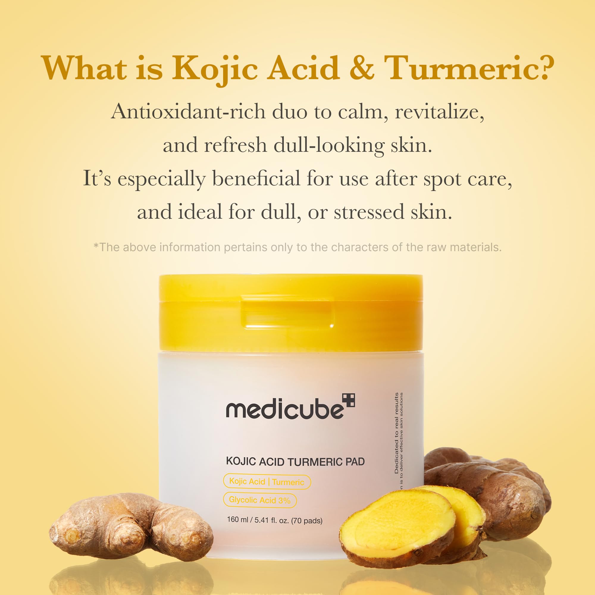 medicube Kojic Acid Turmeric Pad [70pcs]