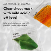 Abib Mild Acidic pH Sheet Mask [1ea]