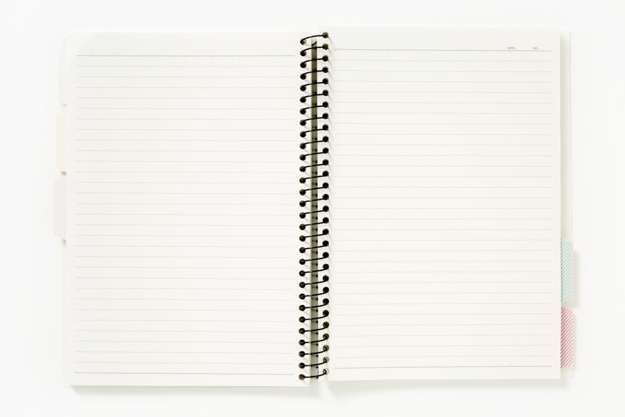 NOTE PP COVER INDEX BASIC WHITE