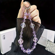 Phone Chain Faux Glass Bead Pendant