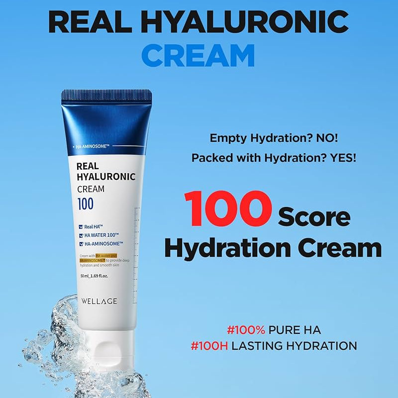 WELLAGE Real Hyaluronic 100 cream [80ml]