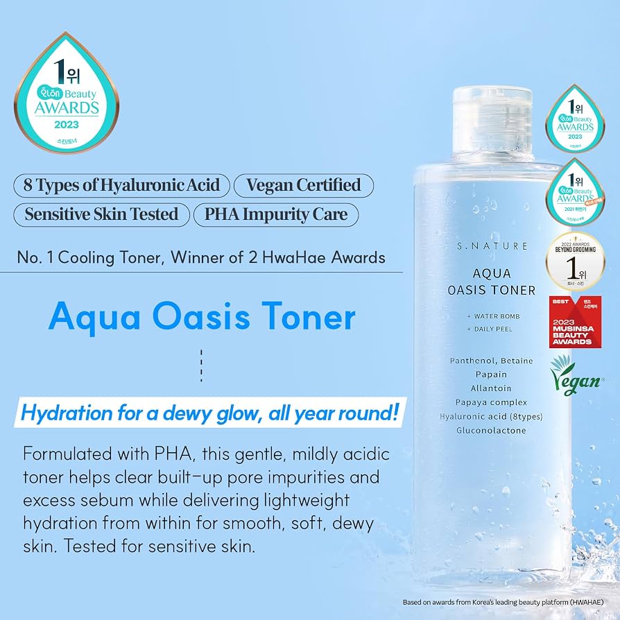 S.NATURE Aqua Oasis Toner [300ml]
