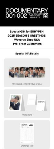 ENHYPEN 2025 Season's Greetings + Weverse Shop POB