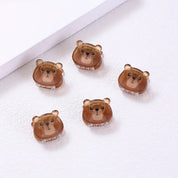 Mini Hair Clip Bear 2pcs