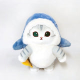 Bag Charm Mofusand Blue Shark Costume Squid Cat
