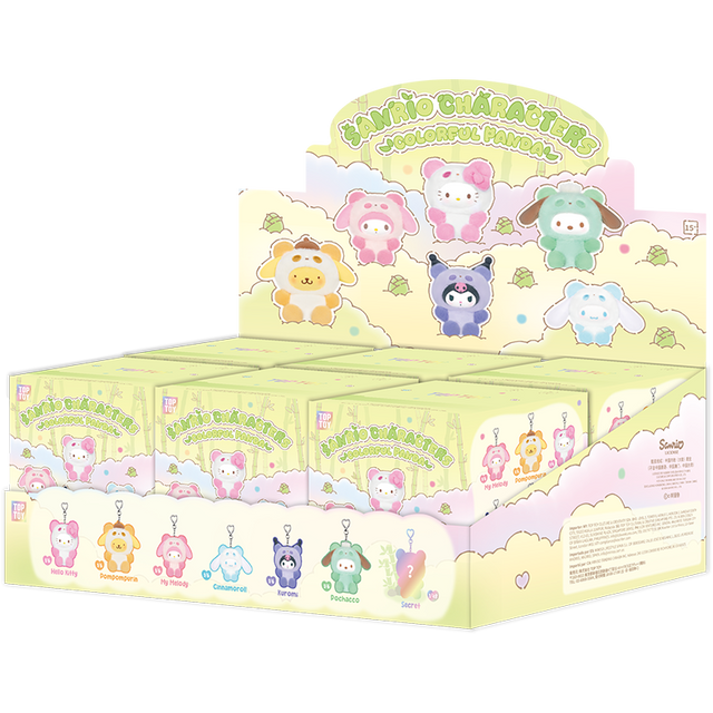 Sanrio Characters Colorful Panda Plush Blind Box (1/6)