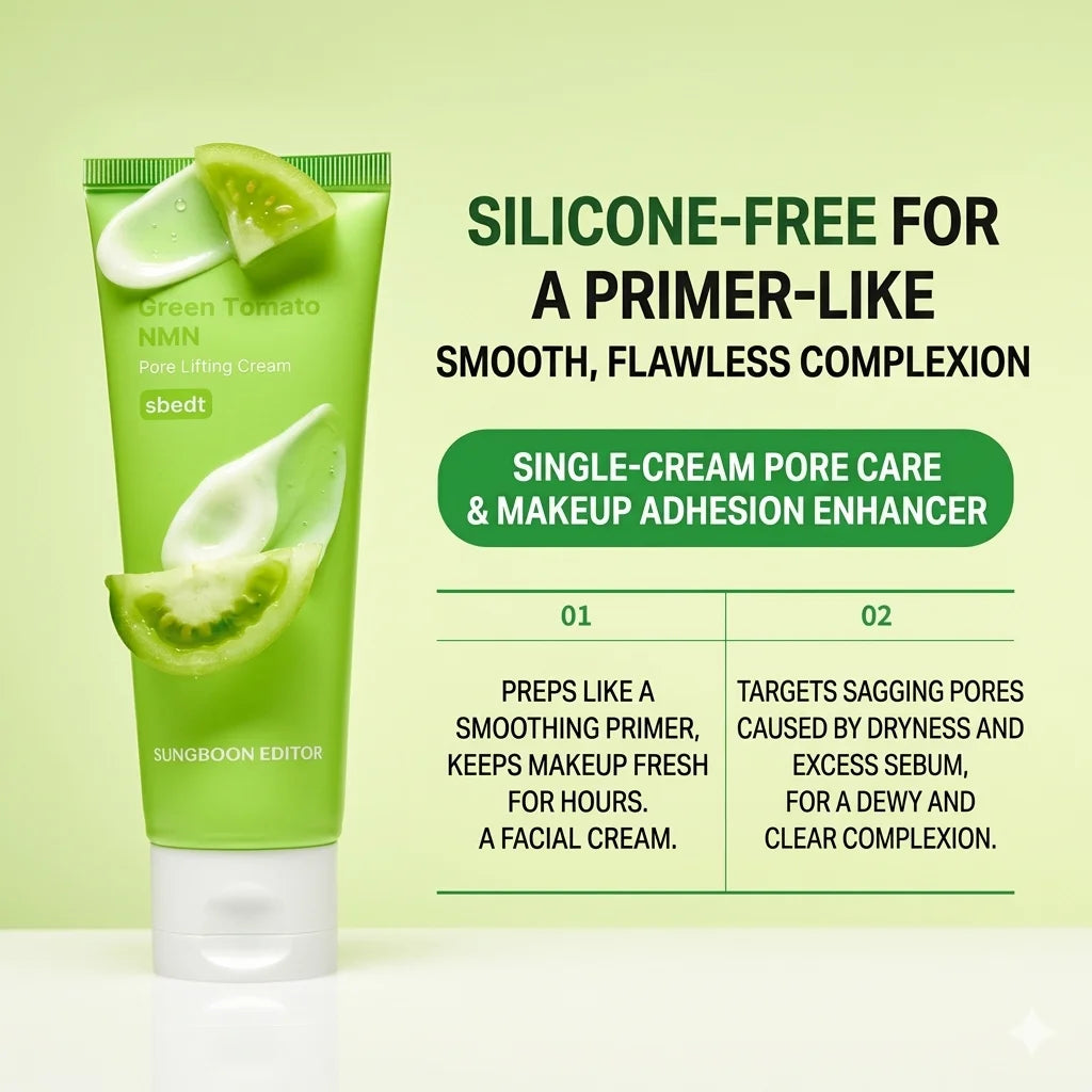 SUNGBOON EDITOR Green Tomato NMN Pore Minimizing Cream [50ml]
