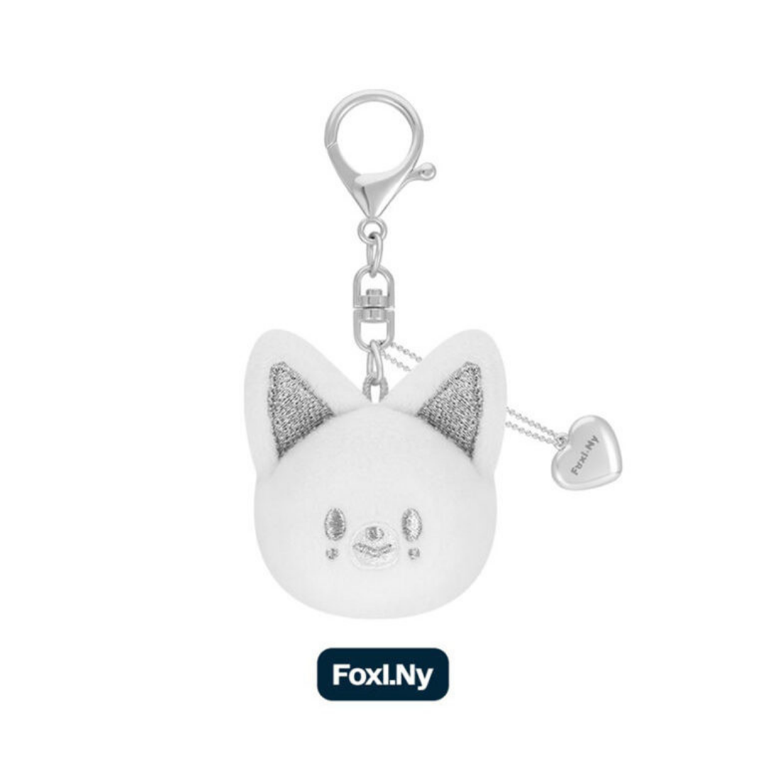 [PRE-ORDER] Stray Kids dominATE : celebrATE MD SKZOO FACE KEYRING SILVER Ver. (8 VERSIONS)