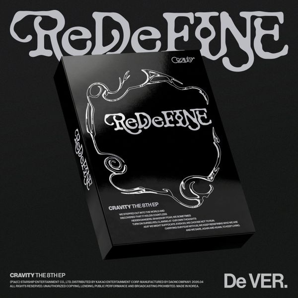 CRAVITY - 8TH MINI ALBUM [REDEFINE] (3 VERSIONS)