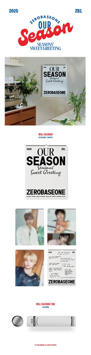 Zerobaseone 2025 Season's Greetings "OUR SEASON" Wall Calendar