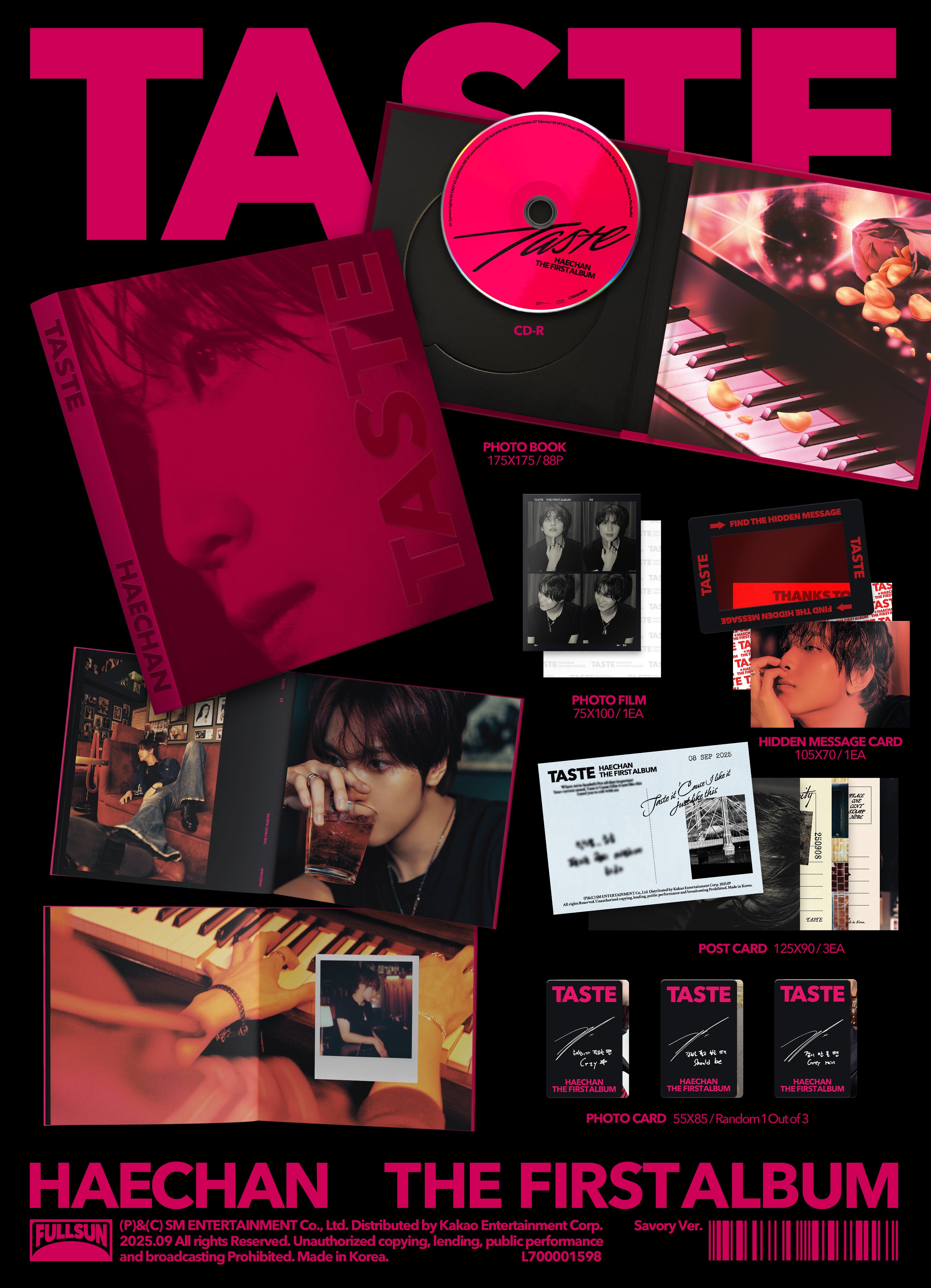 NCT Haechan 1st Album "TASTE" (Savory Ver.)
