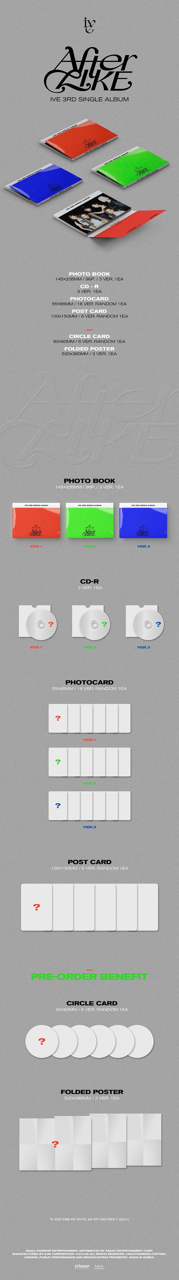 IVE 3rd Single Album After Like [Photo Book Ver.]