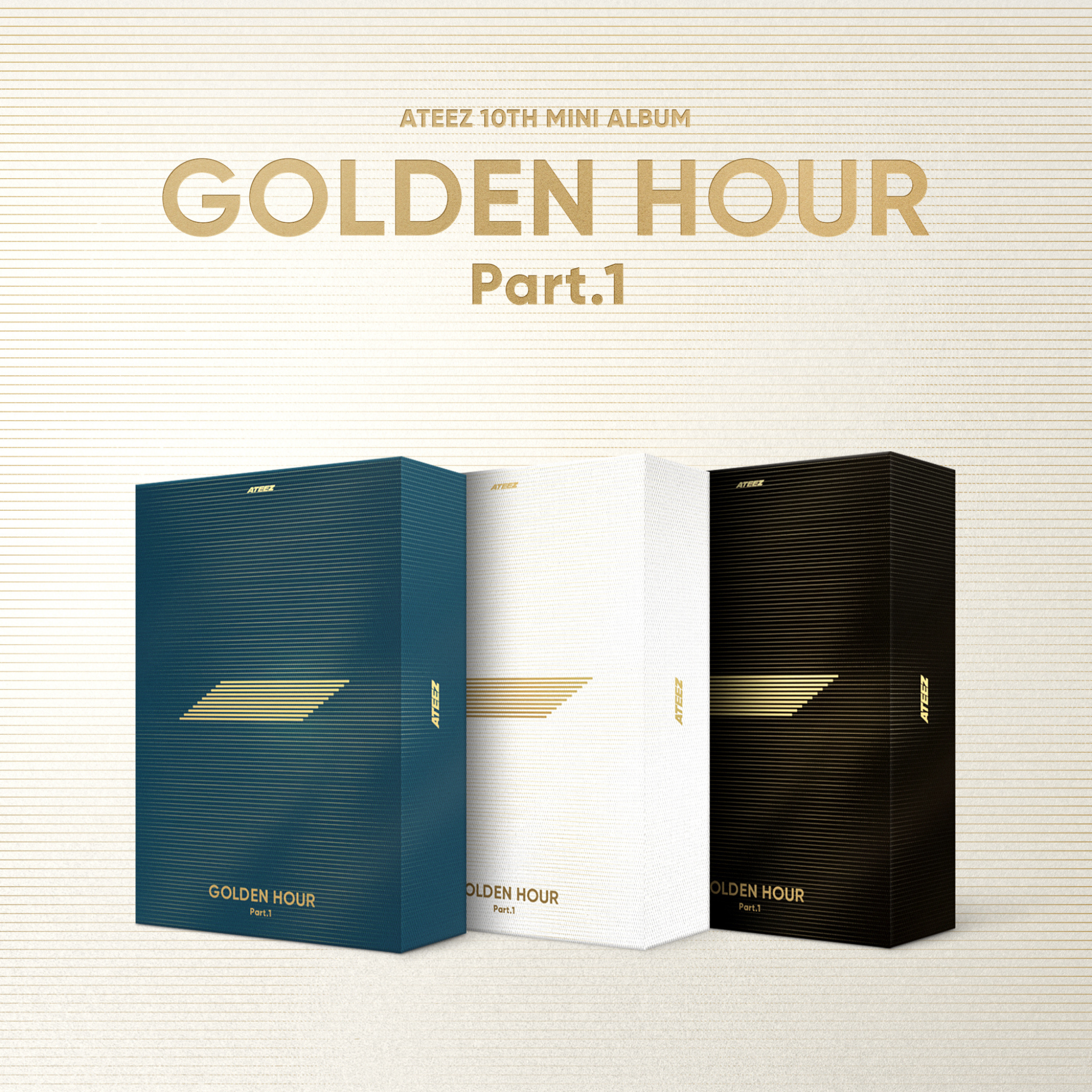 [Pre-Order] ATEEZ - 10TH MINI ALBUM [GOLDEN HOUR: PART.1]