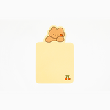 Sticky Memo Pad Studying Bear