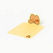 Sticky Memo Pad Studying Bear