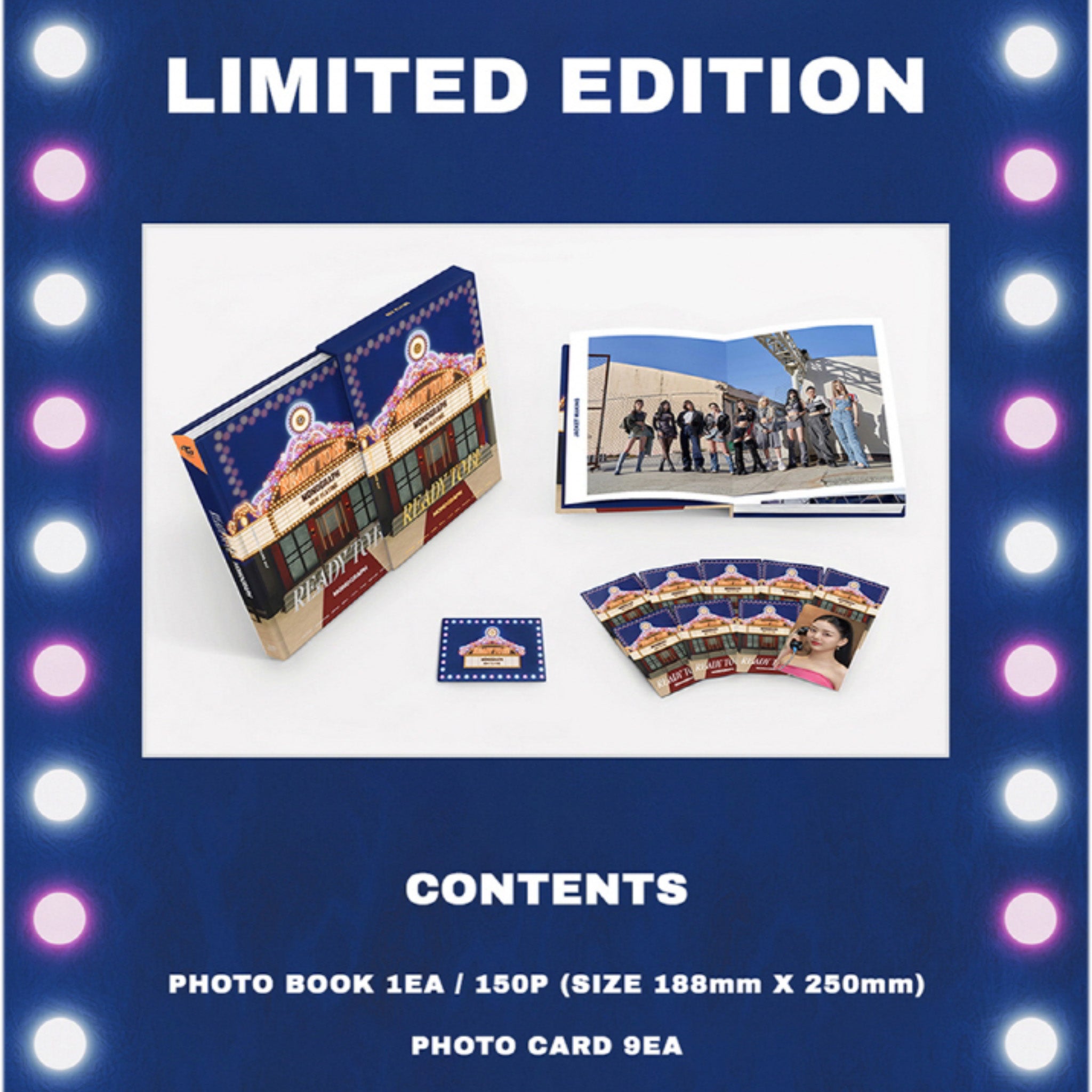 TWICE - TWICE MONOGRAPH READY TO BE (150P PHOTO BOOK + PHOTO CARD 9EA)