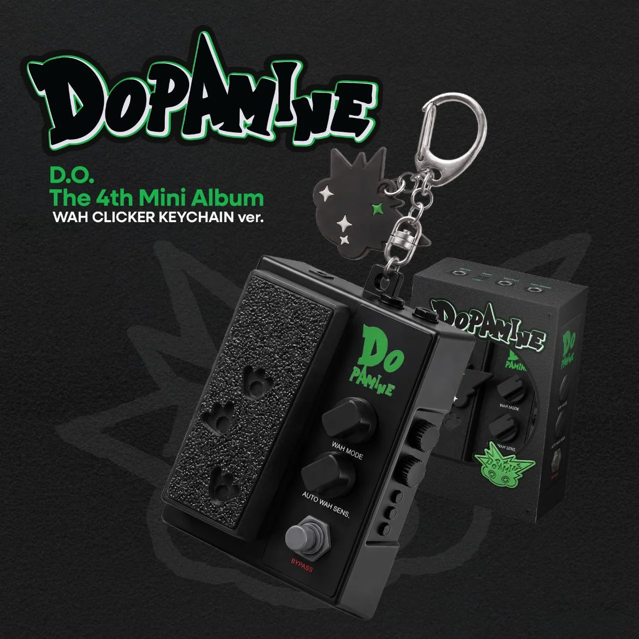 [PRE-ORDER] D.O. - 4TH MINI ALBUM [DOPAMINE] (WAH CLICKER KEYCHAIN VER.)