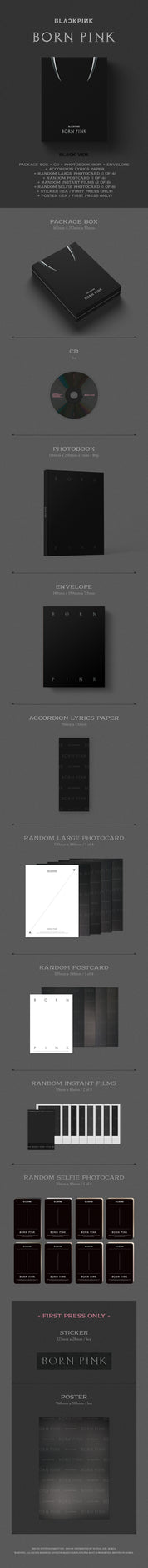 BLACKPINK "BORN PINK"(Box Set Ver.)