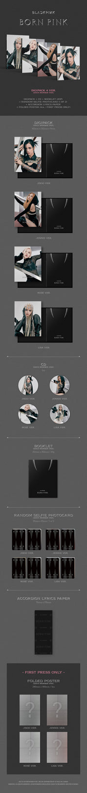 BLACKPINK  "BORN PINK" (Digipack Ver.)