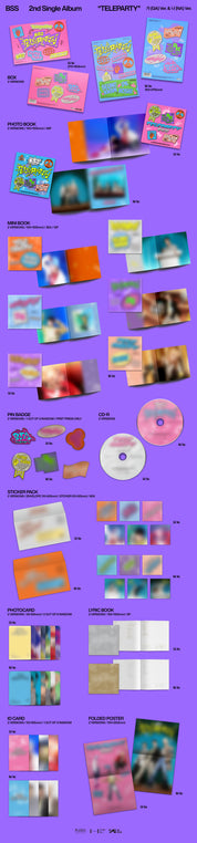 Seventeen BSS 2nd Single Album "TELEPARTY" (Set) with Weverse Shop POB