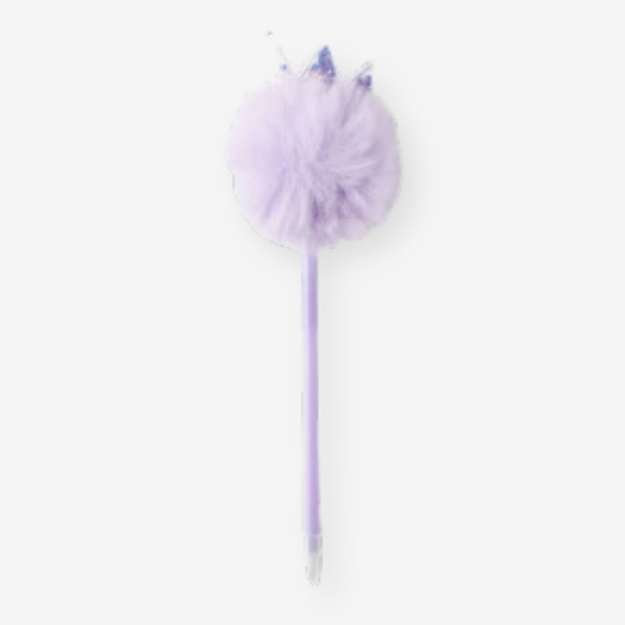 Crown Fur Pen Purple