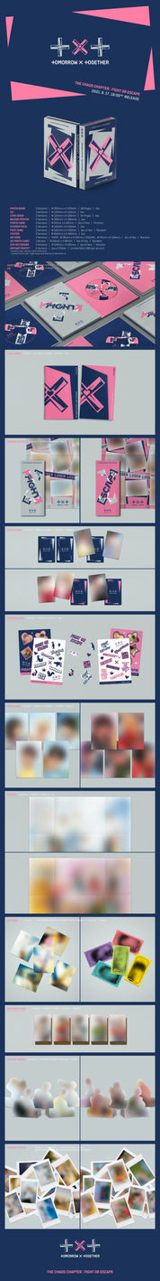 TOMORROW X TOGETHER (TXT) 1st Repackage Album "The Chaos Chapter: FIGHT OR ESCAPE"