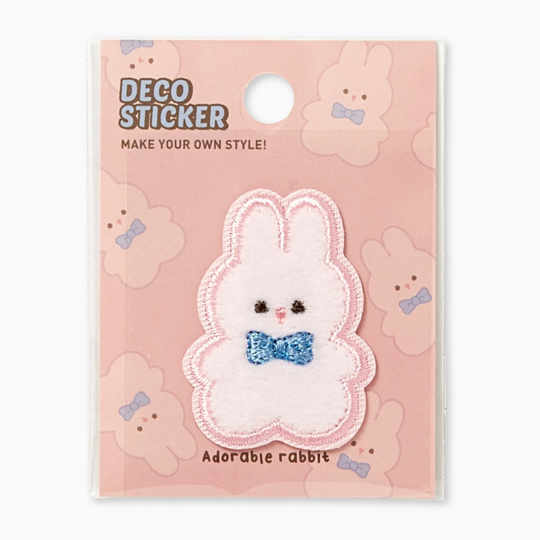 Deco Sticker S Ribbon Rabbit Belvoa