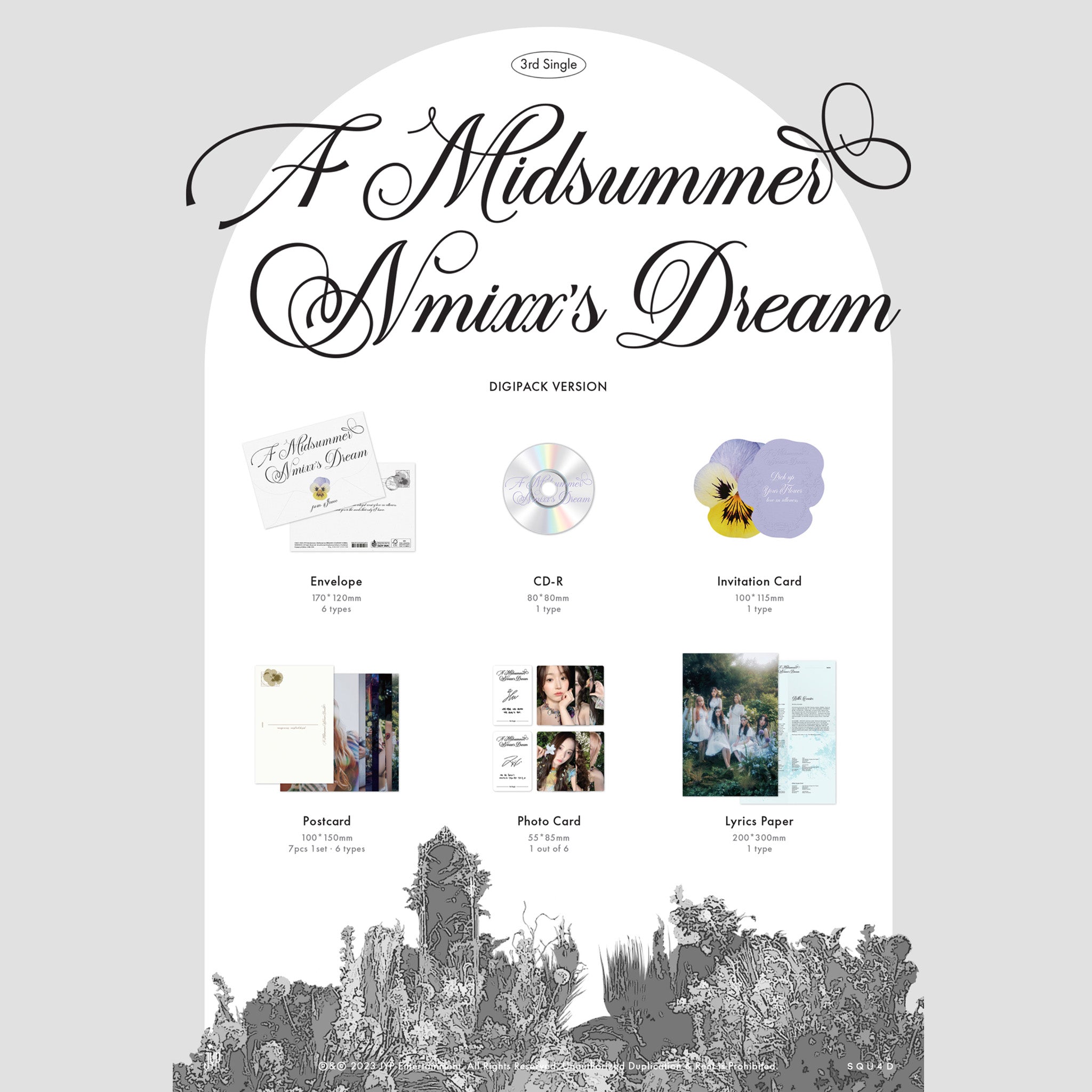 Nmixx 3rd Single Album: A Midsummer Nmixx's Dream [Digipack Ver.]
