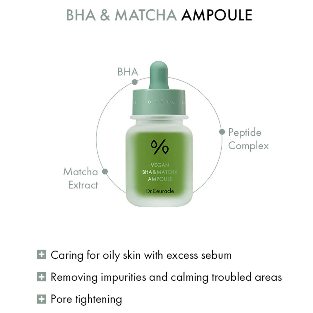 Dr.Ceuracle Vegan BHA & Matcha Ampoule [30ml]
