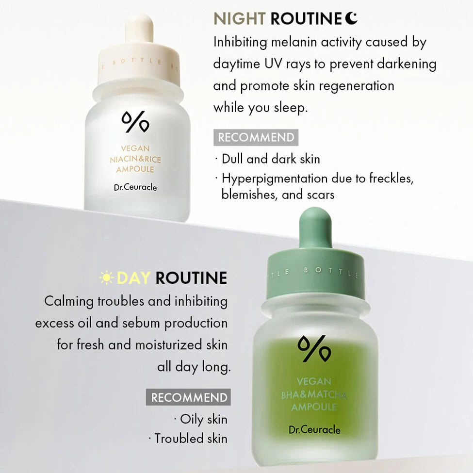 Dr.Ceuracle Vegan BHA & Matcha Ampoule [30ml]