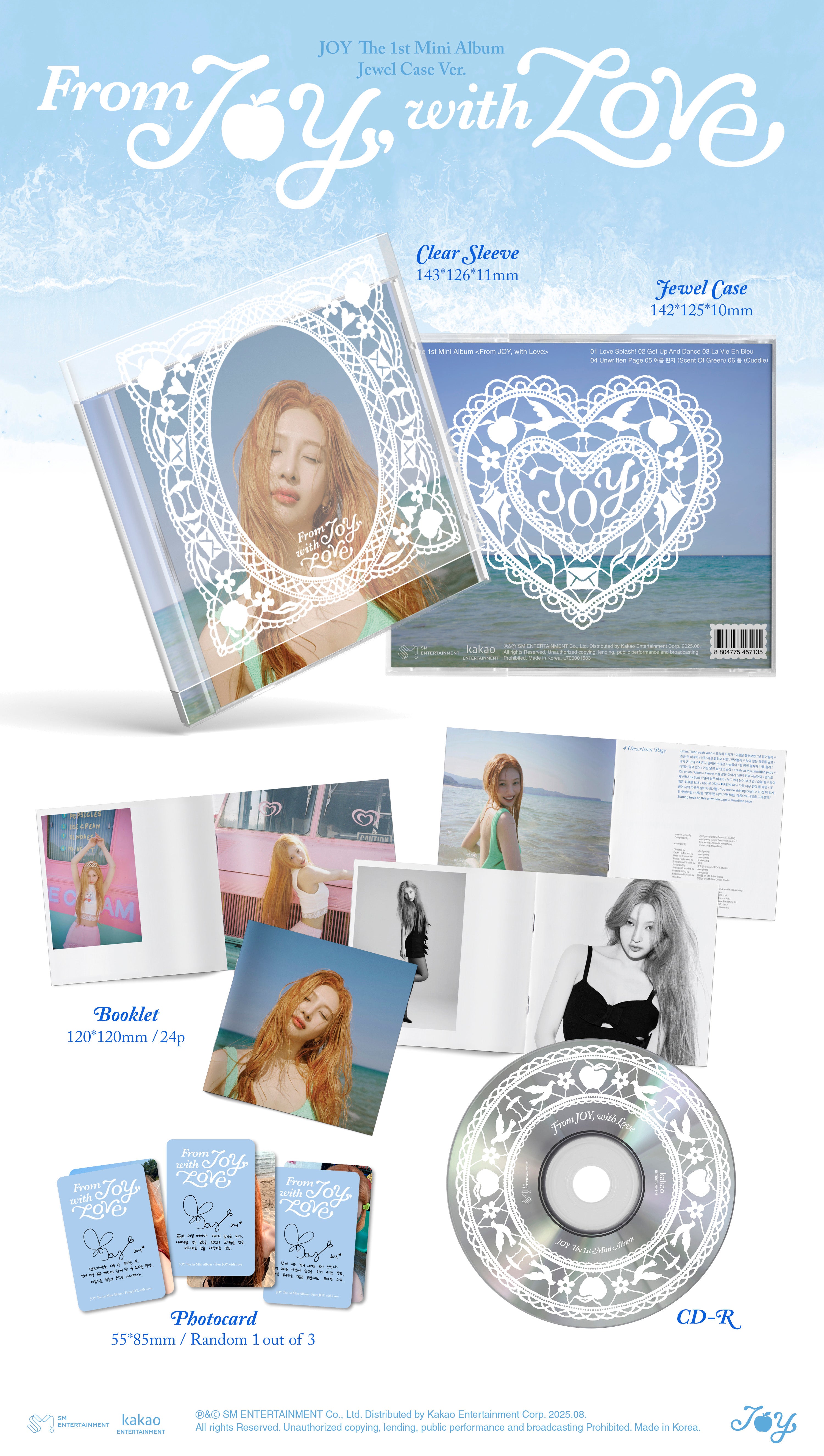 Red Velvet JOY 1st Mini Album "From Joy, with Love" (Jewel Case ver.)