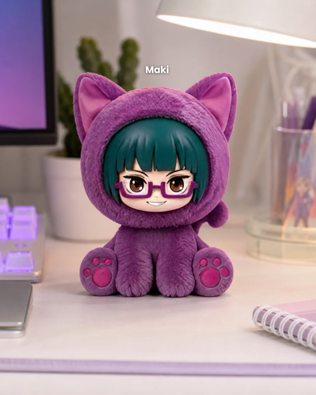 Jujutsu Kaisen Sitting Cat Party Plush Blind Box (1/6)