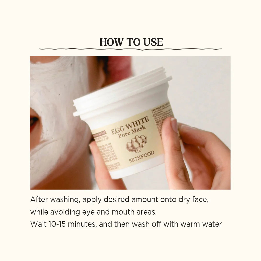 SKINFOOD - Egg White Pore Mask