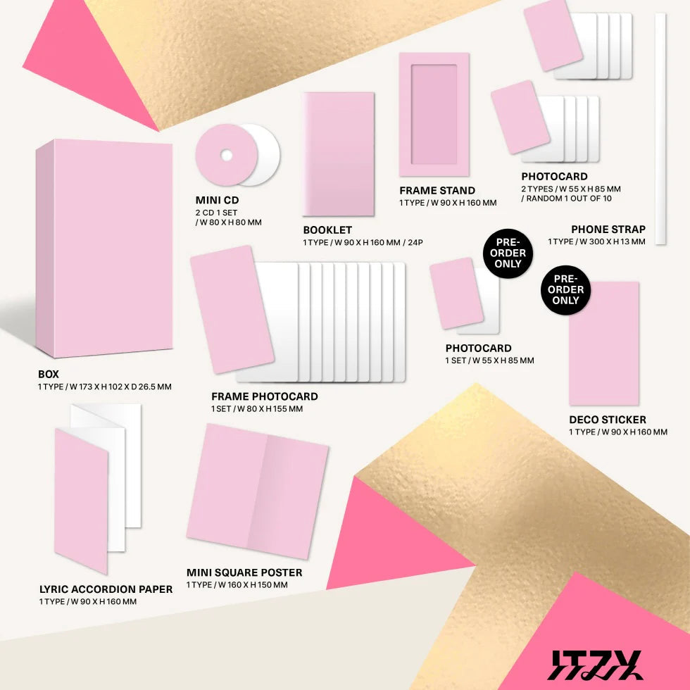 ITZY - GOLD (Phone Box Ver.) + JYP Shop POB