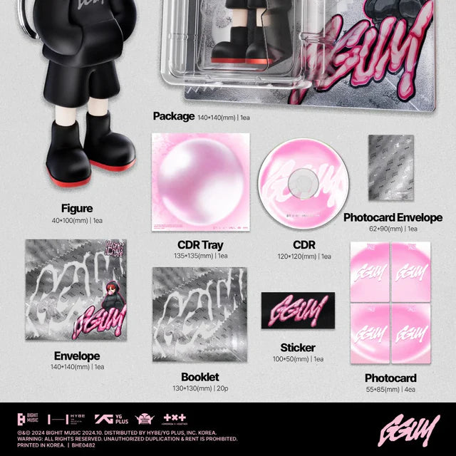 TOMORROW X TOGETHER (TXT) YEONJUN 1st MIXTAPE "YEONJUN'S MIXTAPE: GGUM" with Weverse Shop POB