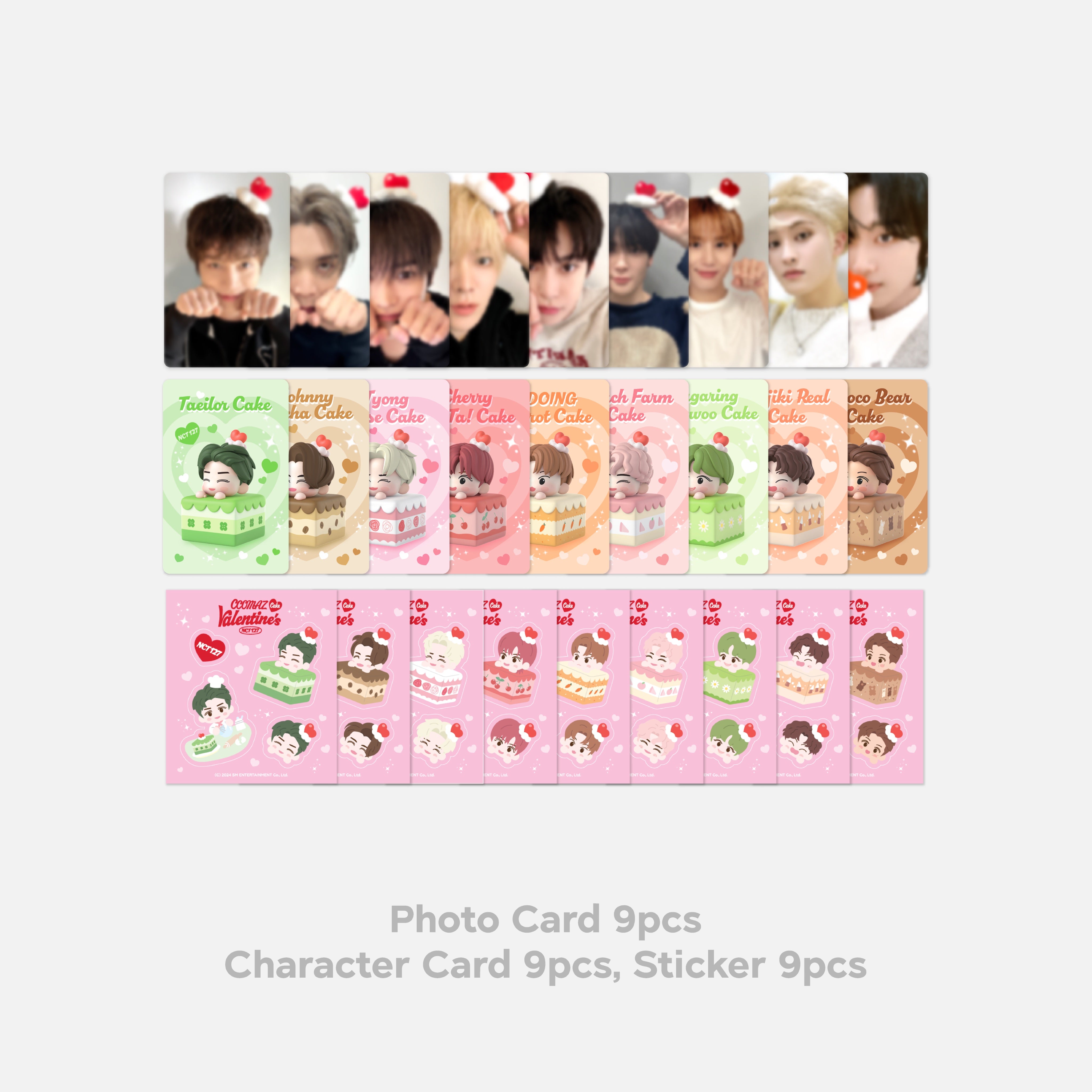 NCT 127: CCOMAZ VALENTINE'S CAKE (9 Versions + Set)