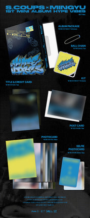 [Pre-Order] S.Coups x Mingyu (Seventeen) 1st Mini Album: Hype Vibes [Kit Ver.]