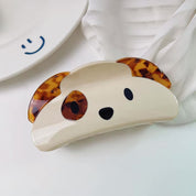Hair Claw Puppy Brown