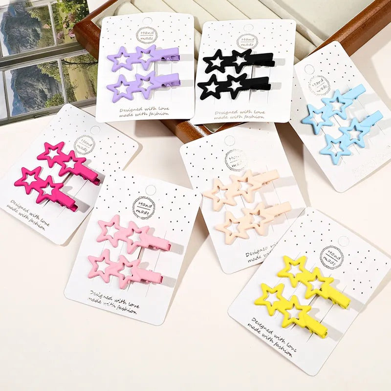 Hair Pin 2 Stars 2pcs
