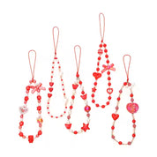 Phone Chain Red Love Bow Series