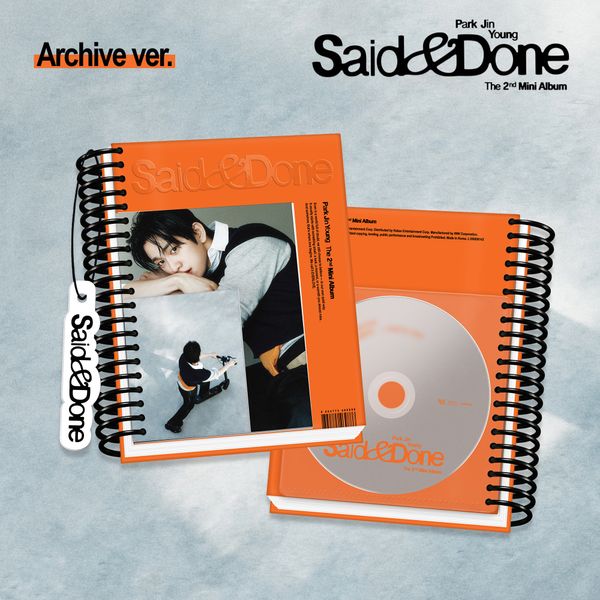 [PRE-ORDER] PARK JINYOUNG - 2ND MINI ALBUM [SAID & DONE] (ARCHIVE VER.)