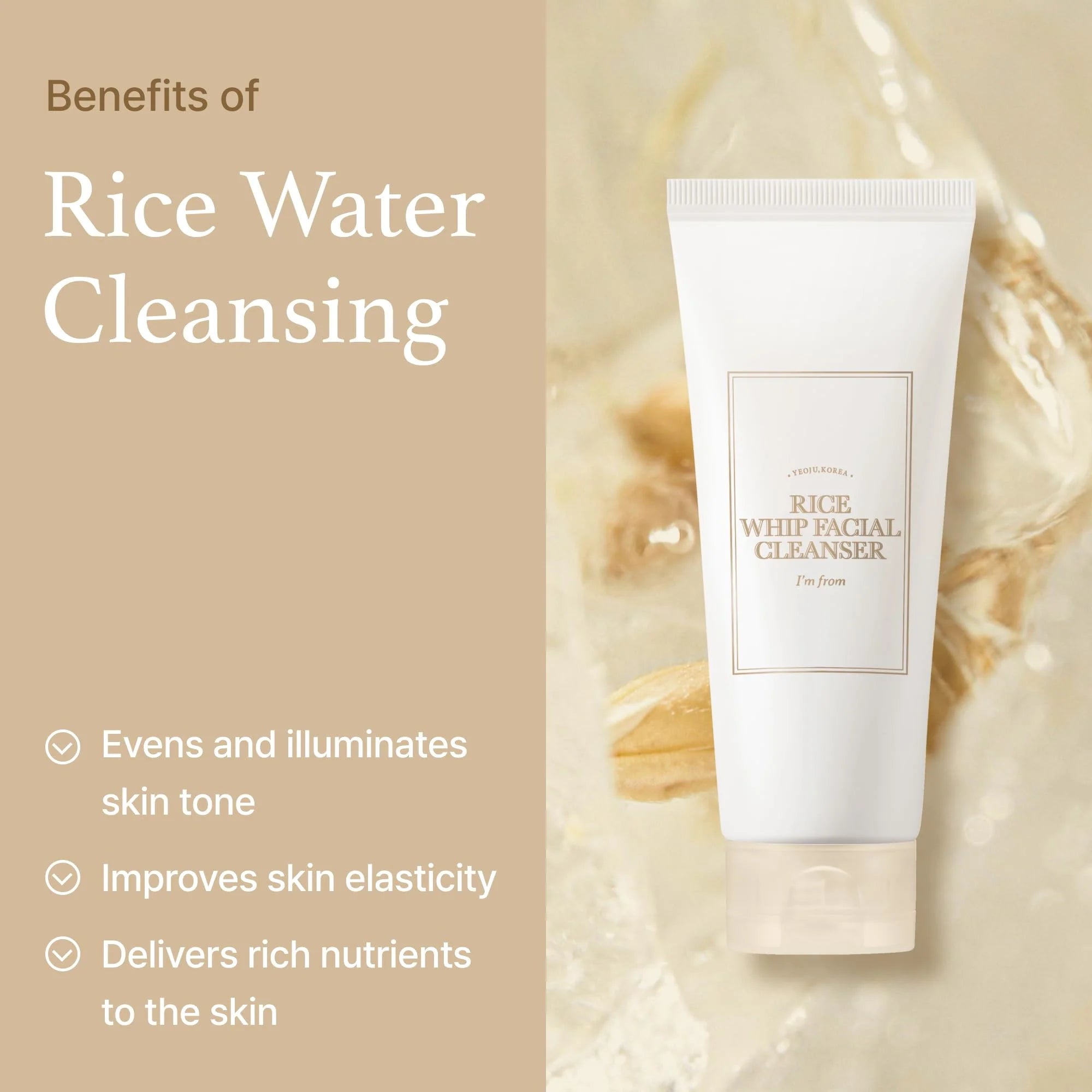 I'm from Rice Whip Facial Cleanser [150ml]