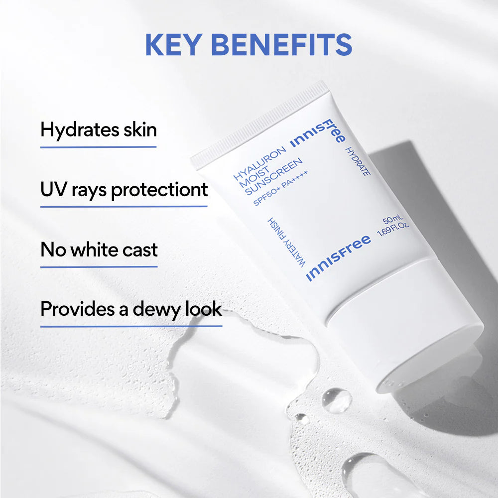 Innisfree Hyaluron Moist Sunscreen SPF50+