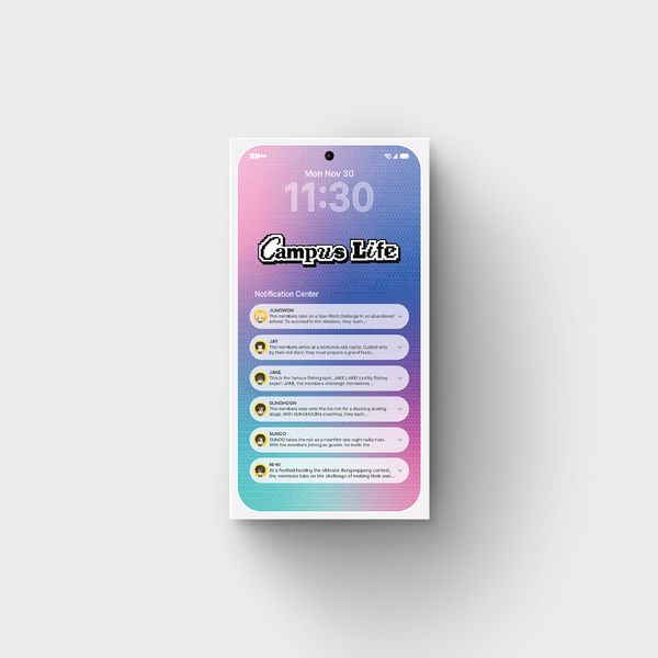 [PRE-ORDER] ENHYPEN - WORLD COUPON CARD COLLECTION (CAMPUS LIFE BASIC VER.)