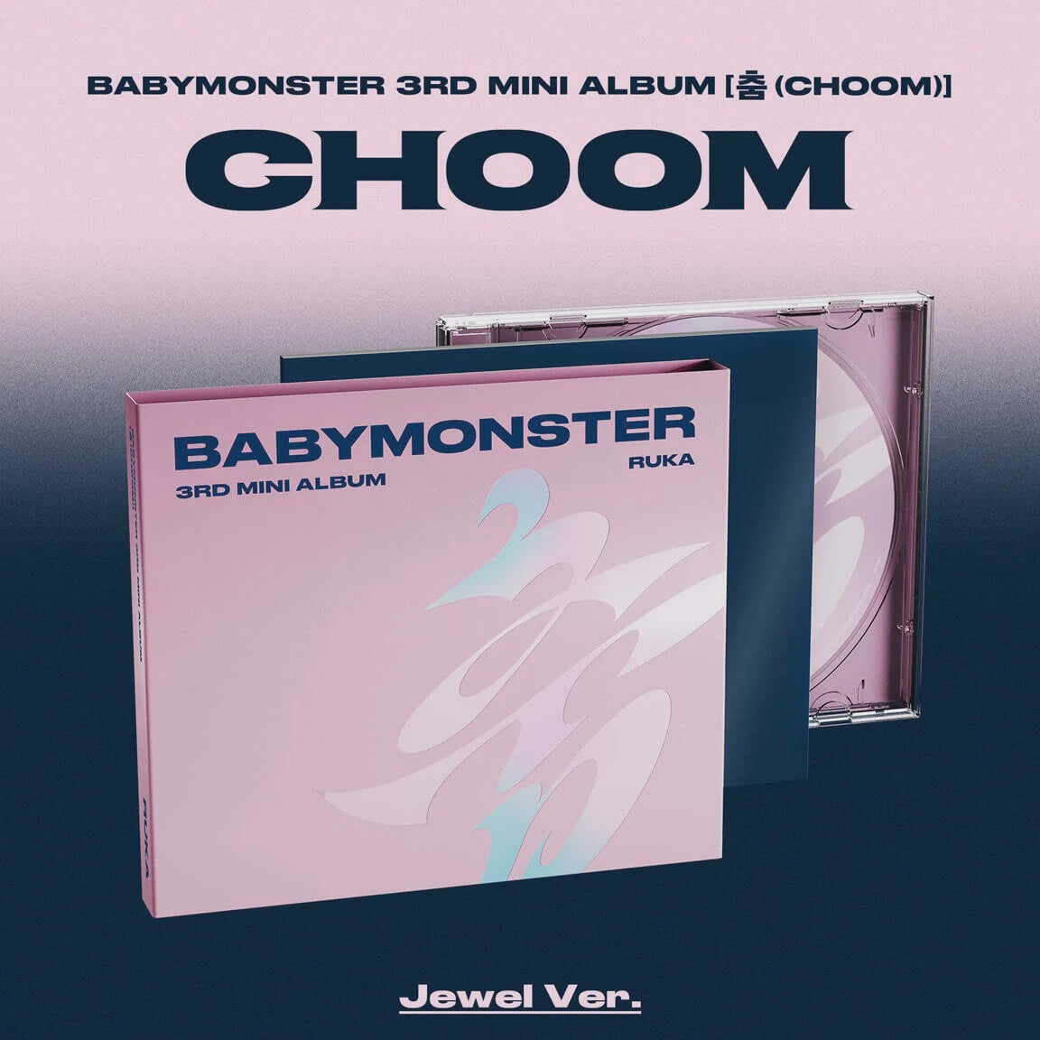 BABYMONSTER - 3RD MINI ALBUM [CHOOM] JEWEL VER. (6 VERSIONS)