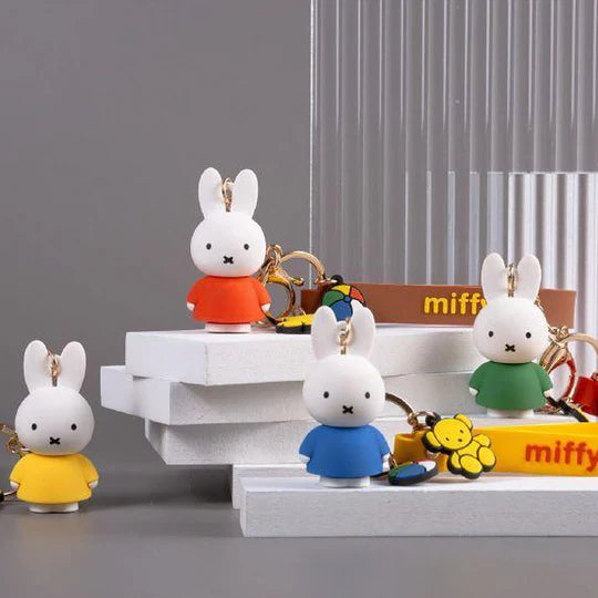 Keyring Miffy Figure Blue 6cm